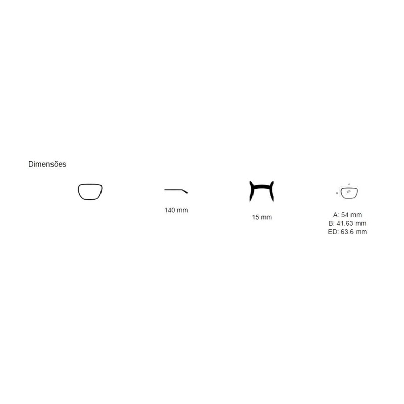 Óculos de Grau Tom Ford 5964-B 052 54 – Unissex - Imagem 3