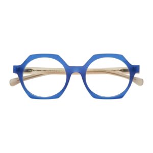 Alternative view of Óculos de Grau Fabro Cannes 301 Azul Royal M 49 – Feminino