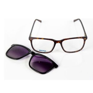 Óculos de Grau INVU M4214C Havana+Clip 56 – Unissex